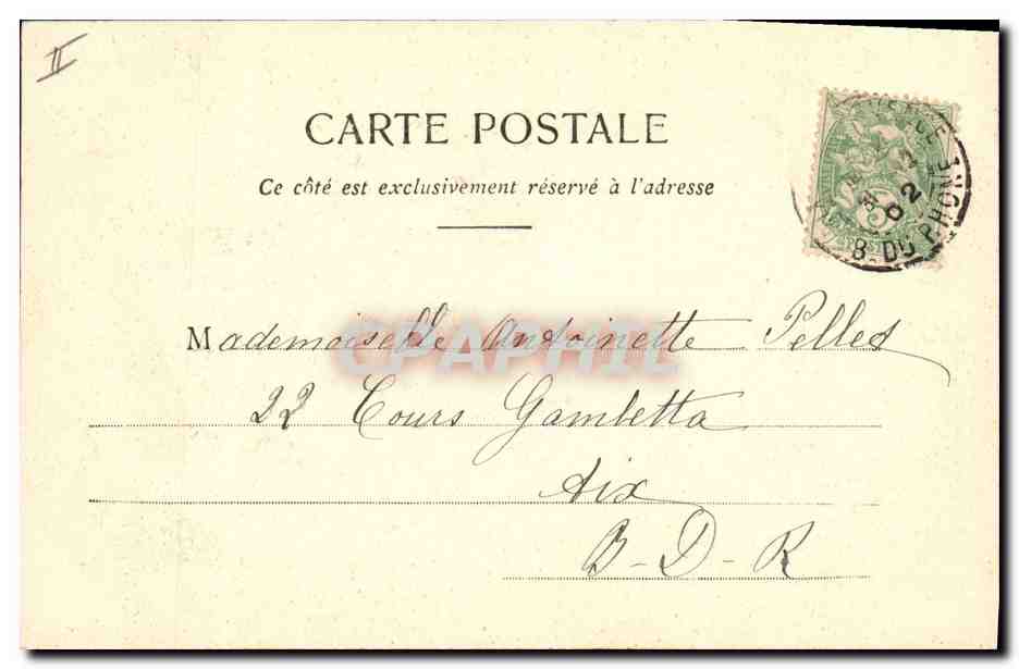 Je porte l'espérance — jeune femme et vieille femme — Édition Pintotype A. Bergeret et Cie, Nancy — Verso