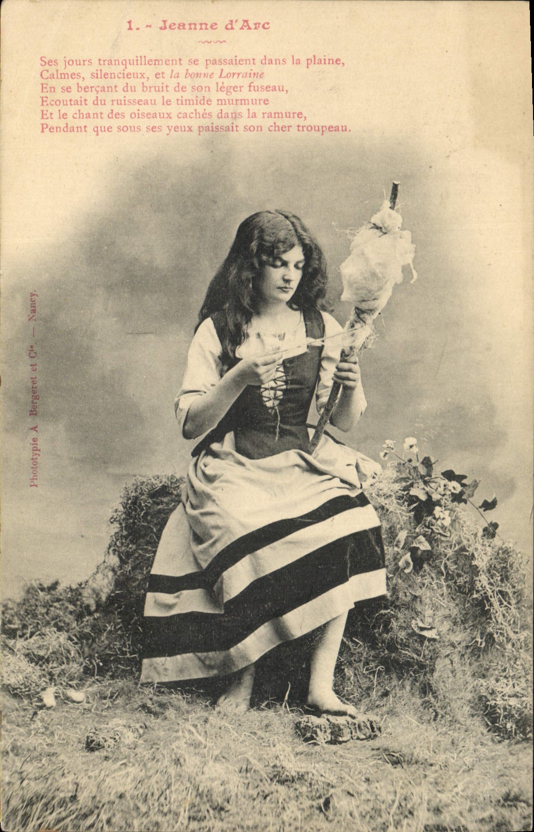 Jeanne d'Arc — Poème — Phototype A. Bergeret et Cie, Nancy