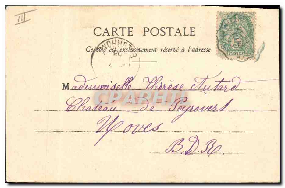 CPA Fantaisie Enfant Poisson d'avril  — Rückseite