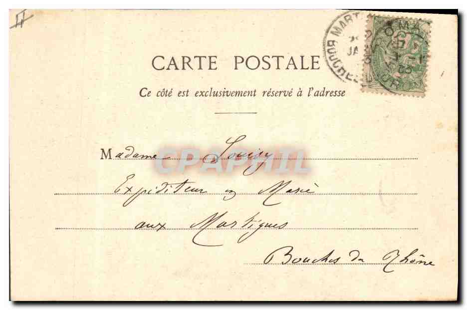 CPA Fantaisie Enfant Je serai bien gentille  — Rückseite