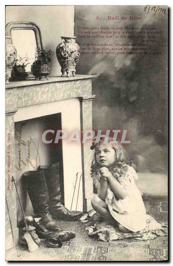CPA Fantaisie Enfant Noel de Bebe 