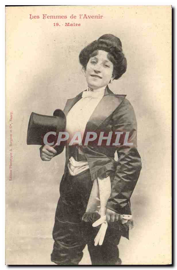 Le Donne del Futuro — Sindaco — Edizione Fototipia A. Bergeret e Cie, Nancy