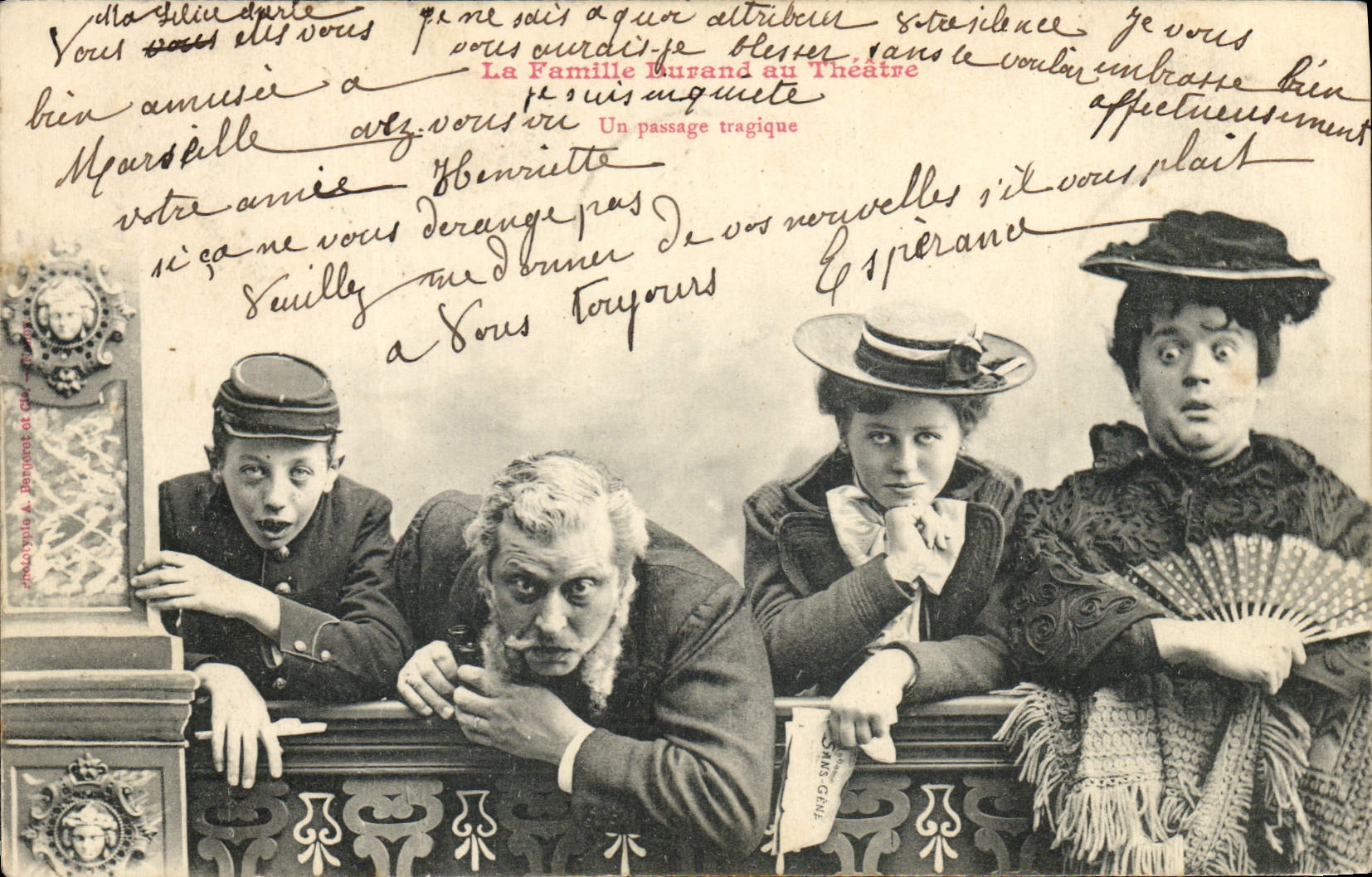 La Famille Burand au Théâtre — Un passage tragique — J. B. P. & Cie, n° 14