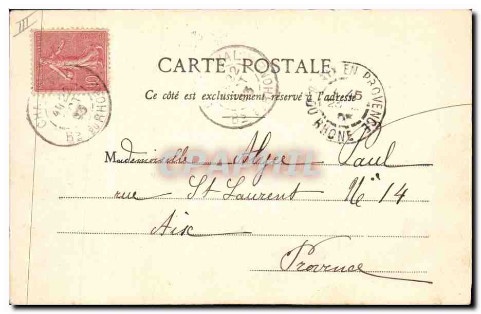 La Famille Burand au Théâtre — Un passage tragique — J. B. P. & Cie, n° 14 — Verso