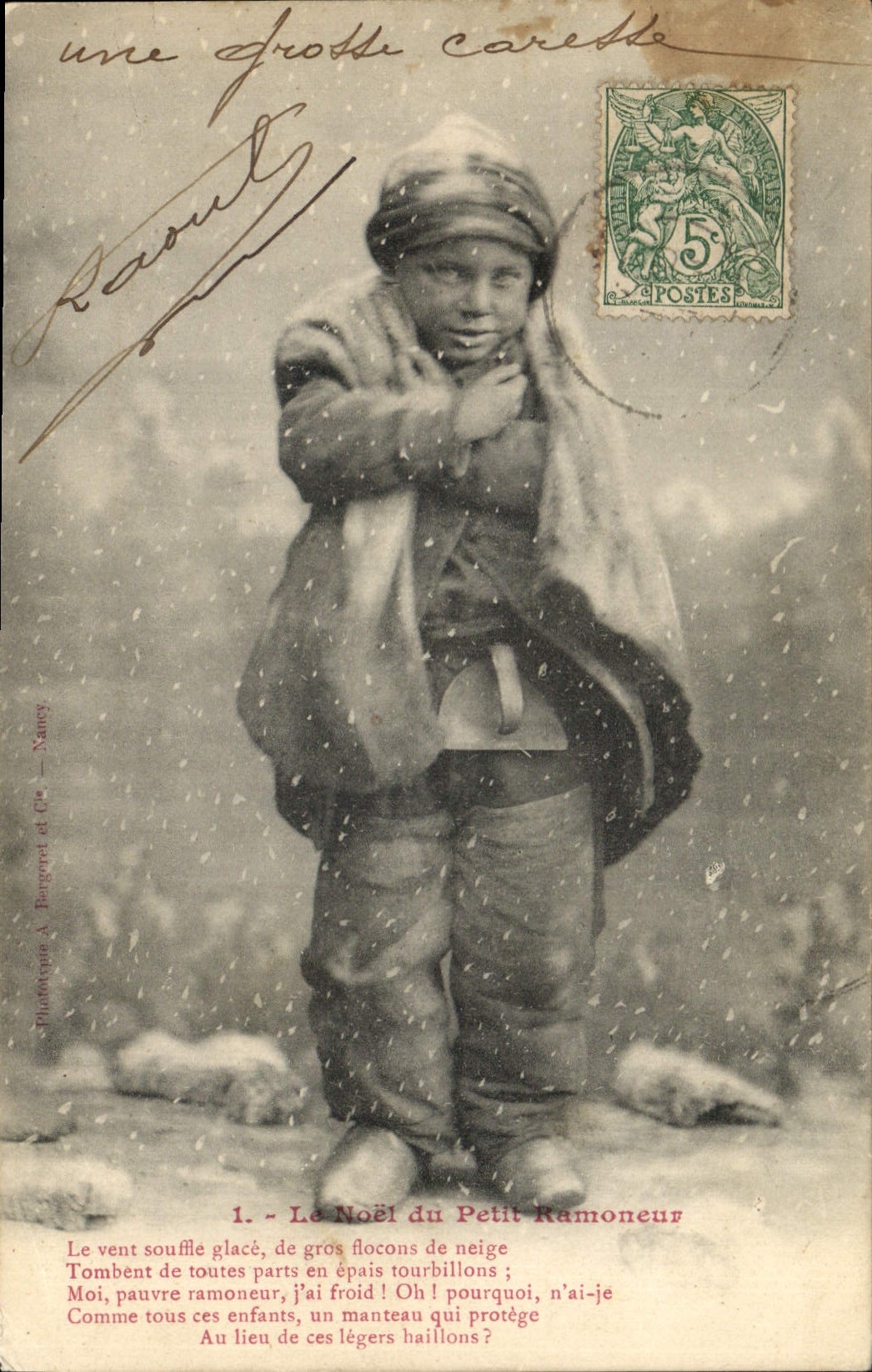 Le Noël du Petit Ramoneur — Photographe A. Bergond et Cie, Nancy — n°1