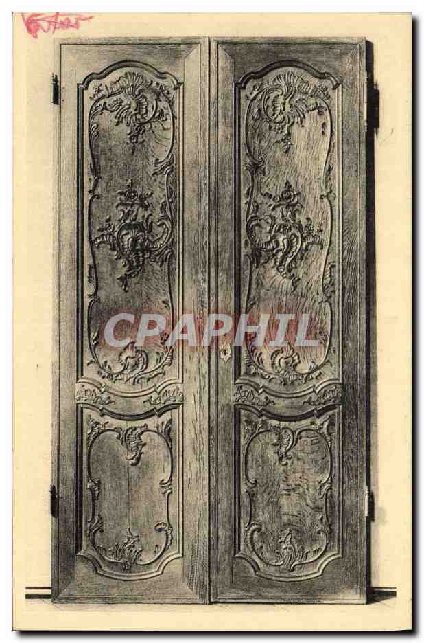 Porte en bois sculpté — époque Louis XV — Musées royaux d'Art et d'Histoire, Bruxelles