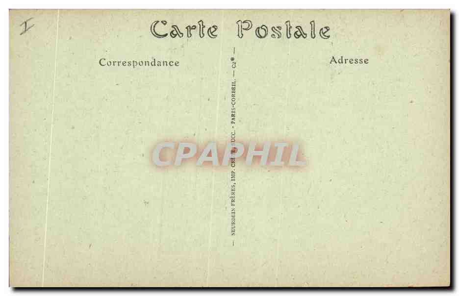 CPA Musee des Arts Decoratifs Commode marqueterie en bronze Louis XV  — Verso