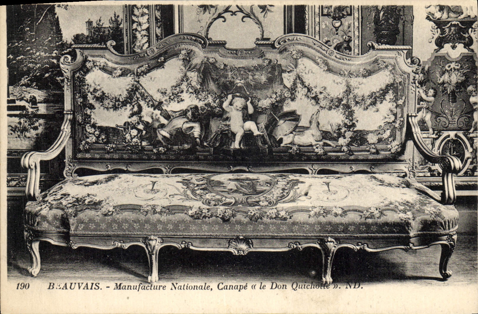 Beauvais - Manufacture Nationale, Canapé « le Don Quichotte »