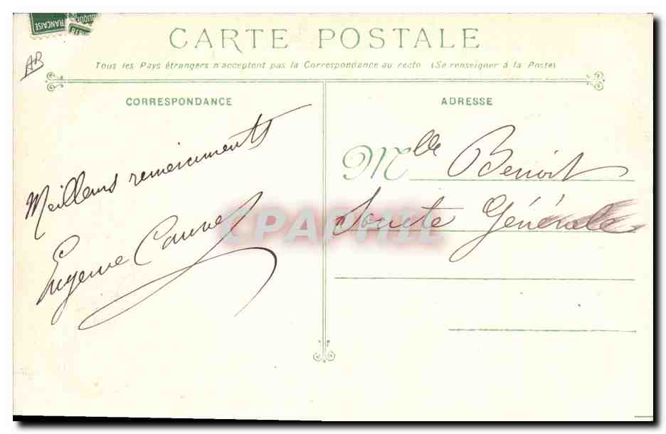 Toulon - Funérailles des victimes de la Couronne — Monsieur Thomson conduisant le Deuil après le Char du Matelot Gravé — Phototypie Marius Bar, Toulon — Rückseite