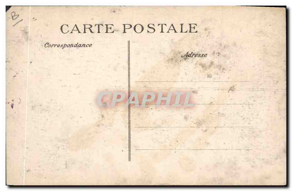 Enterrement de Paul Deroulède — 3 février 1914 — Le Corbillard au départ de la Gare de Lyon — E-D — Reverso