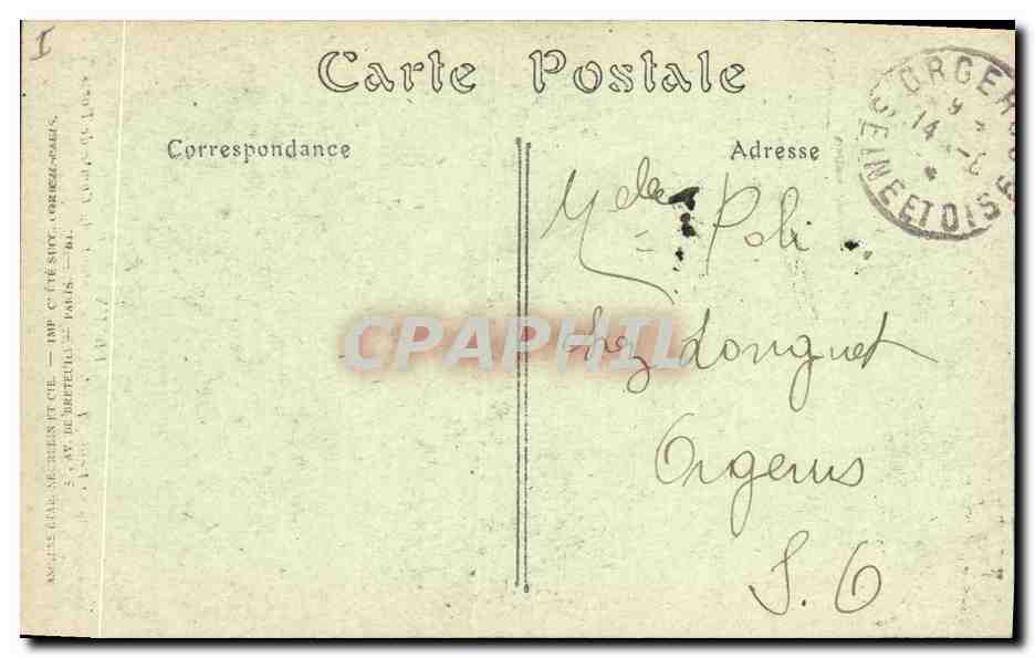 CPA Dreux Chapelle St Louis Tombeau des enfants du Comte de Paris  — Rückseite