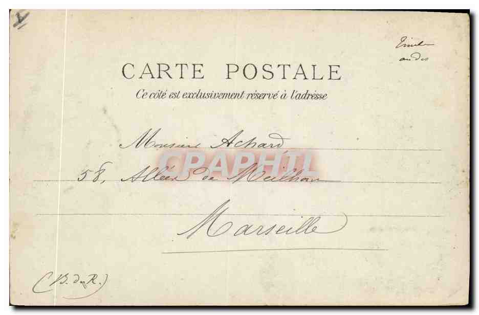 CPA Tonnerre Tombeau de Marguerite de Bourgogne  — Rückseite
