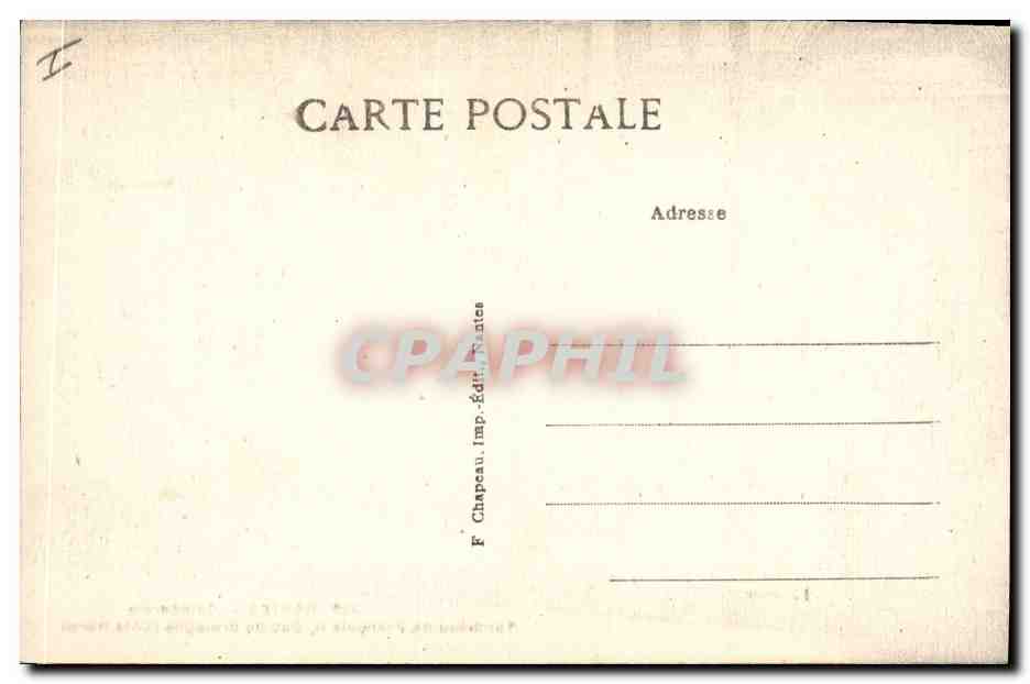 CPA Nantes Cathedrale Tombeau de Francois II Duc de Bretagne  — Rückseite