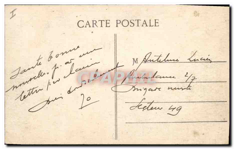 Viaduc de Dannemarie — destruction par le Génie français — Haute-Alsace 1914-15 — Verso