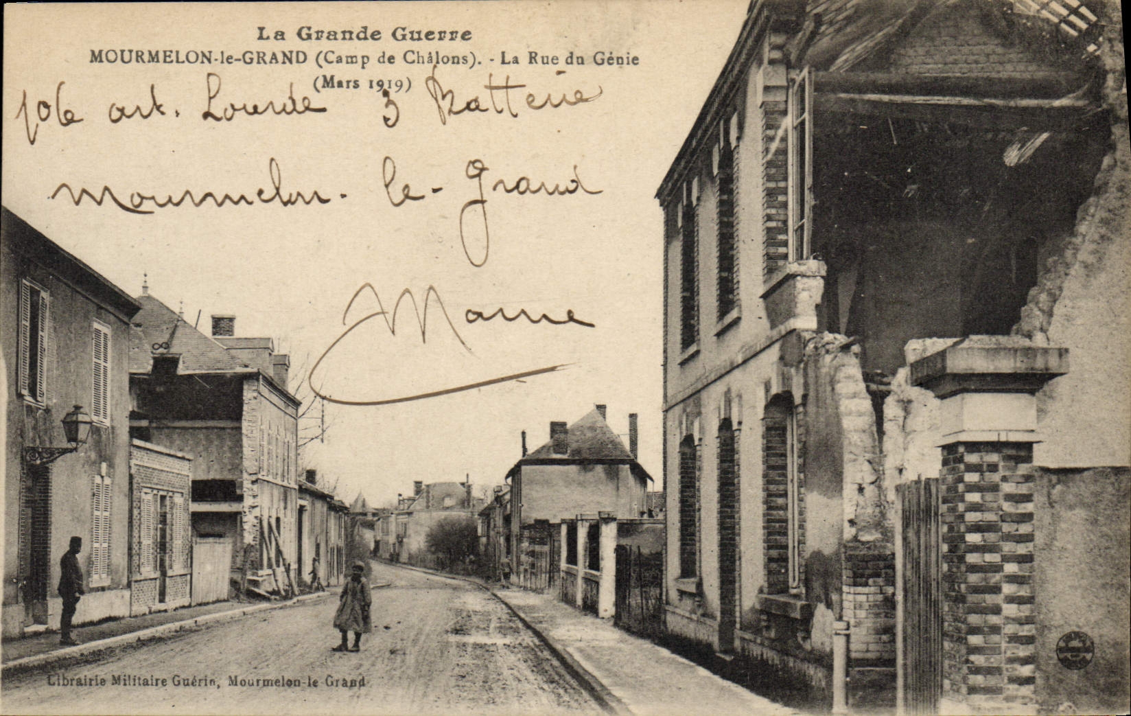 Mourmelon-le-Grand — Rue du Génie — Librairie Militaire Guérin