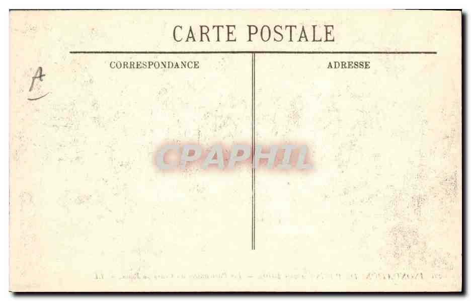 Inondations de Paris — Janvier 1910 — Les Pontonniers au Cours la Reine — LL — Reverso
