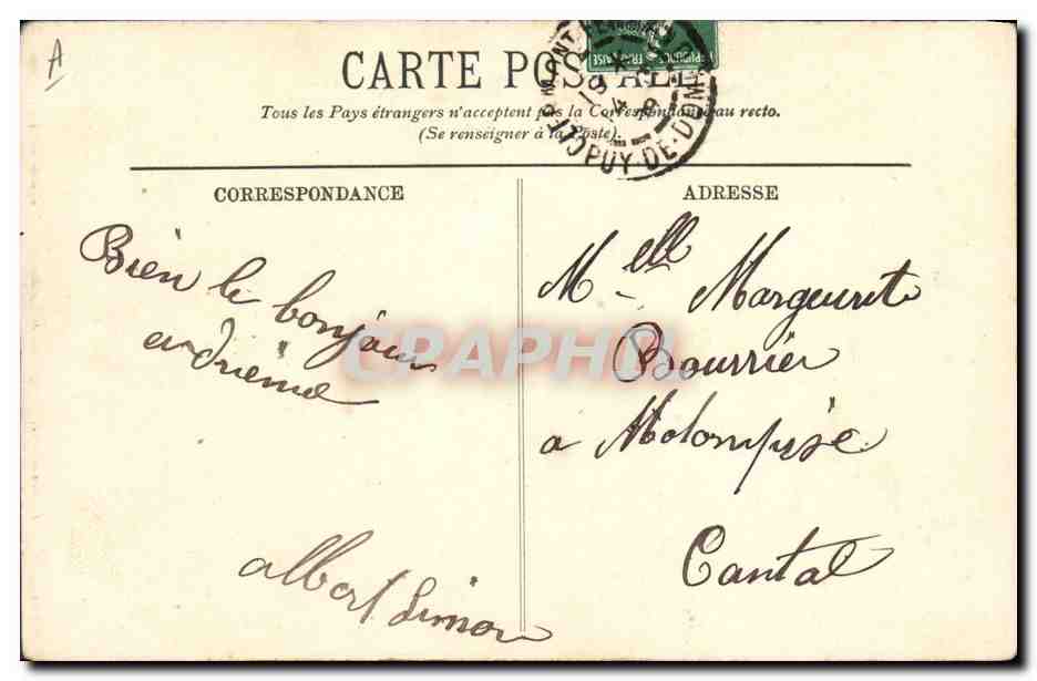Marine de guerre — Le Jauréguiberry — LL. — Reverso