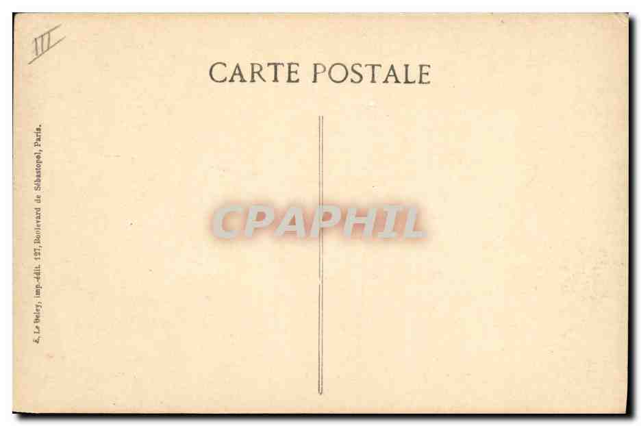 CPA Bateau Jules Michelet Croiseur Cuirasse — Verso