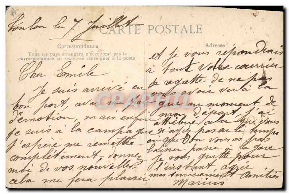 Croiseur-Cuirassé Jules-Michelet — Marine Nationale — 755 — Achterkant