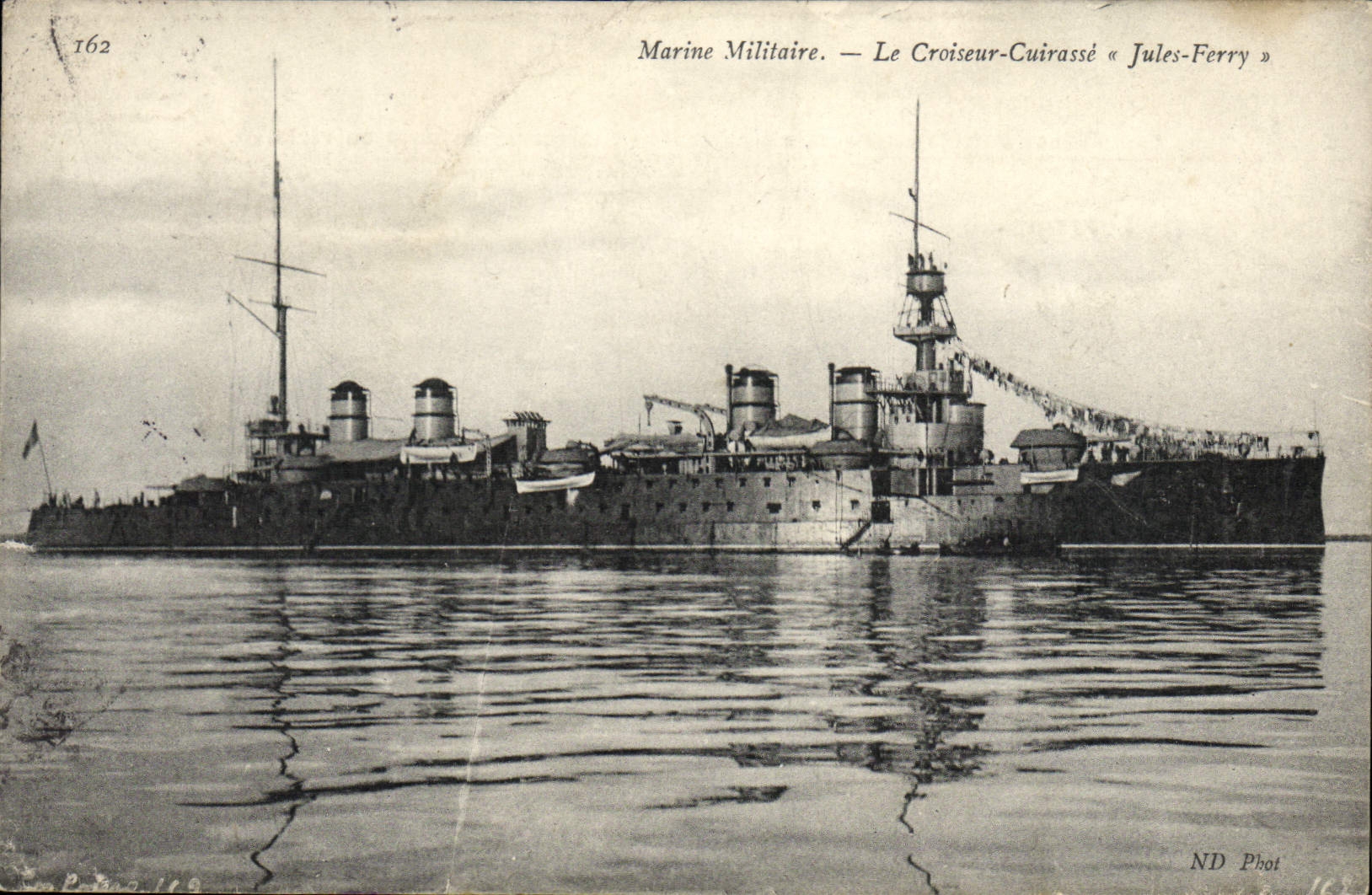 Marine Militaire — Le Croiseur-Cuirassé « Jules-Ferry » — ND Phot, n°162