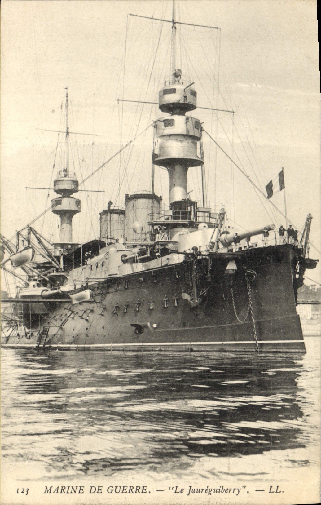 Marine de guerre — Le Jauréguiberry — LL. — N° 123