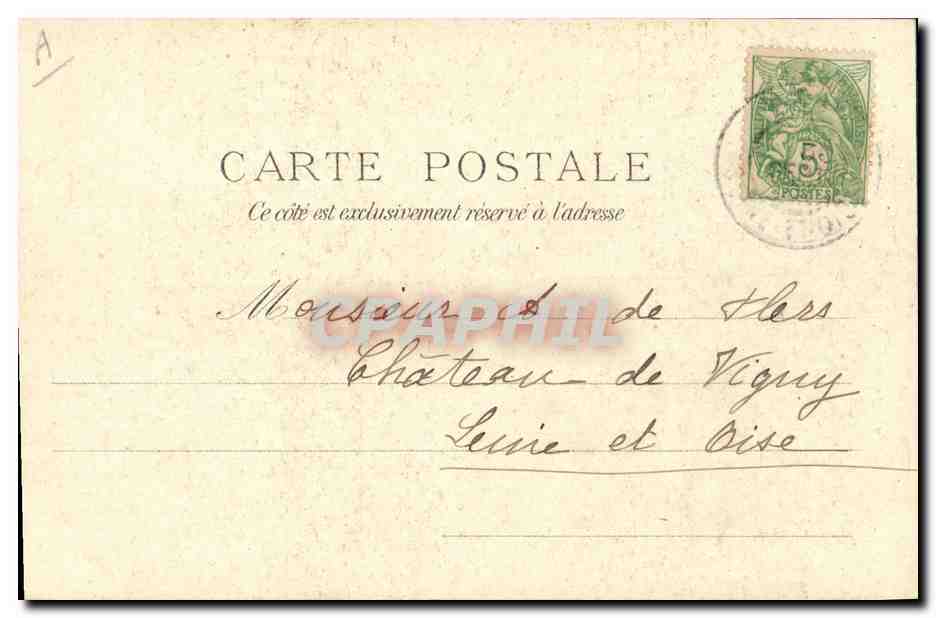 CPA Bateau Jaureguiberry Cuirasse d'escadre a tourelles — Verso