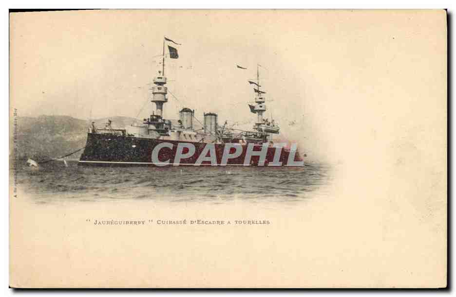 Cuirassé "Jauréguiberry" — Escadre à Toulon — éditeur Albin Michel, Paris