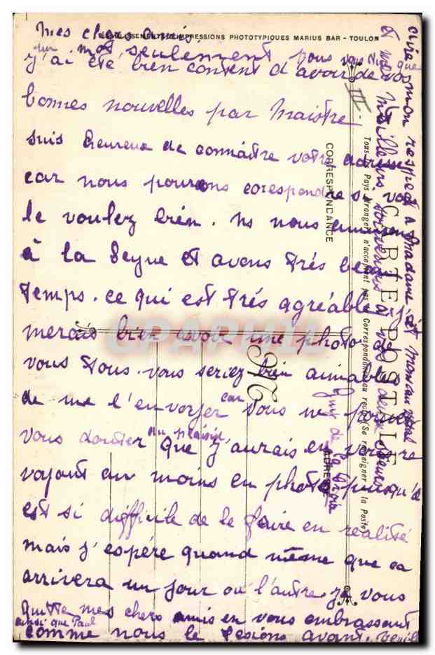 CPA Bateau Jean Bart Cuirasse a turbines — Verso