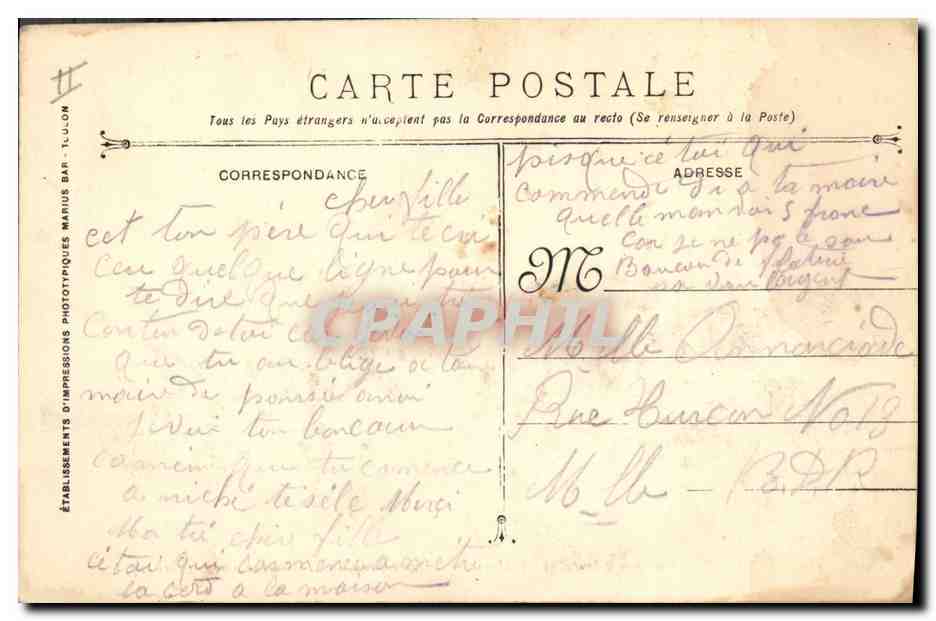 CPA Bateau Justice Cuirasse a tourelles — Verso