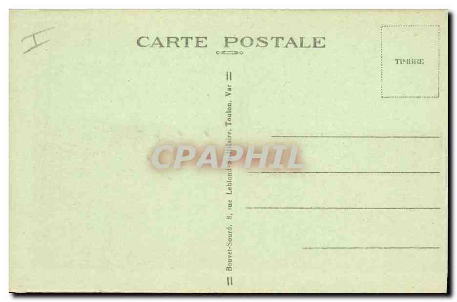 CPA Bateau Jaguar Contre torpilleur — Verso