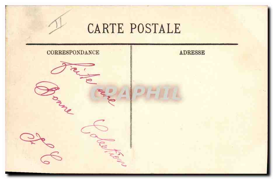 CPA Bateau Justice Cuirasse de 1er rang — Verso