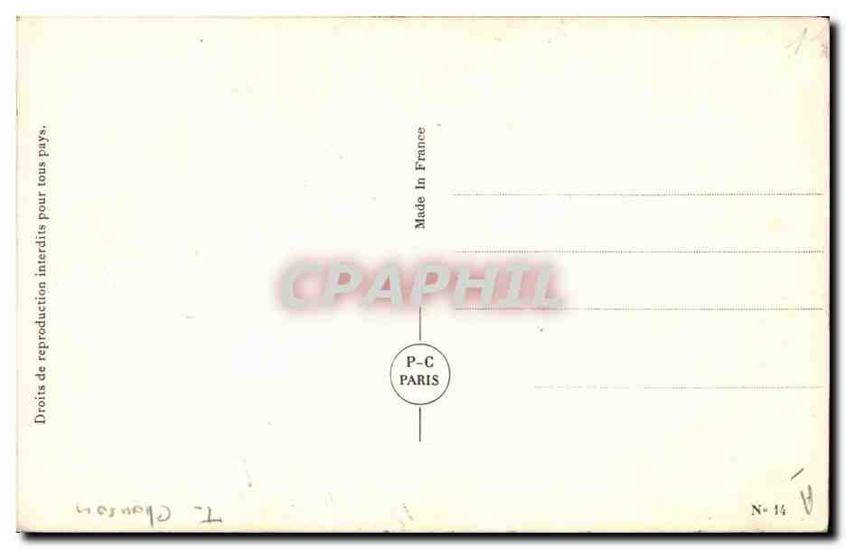 CPA Si l'on ne s'etait pas connu Albert Prejean Adolphe Osso — Verso