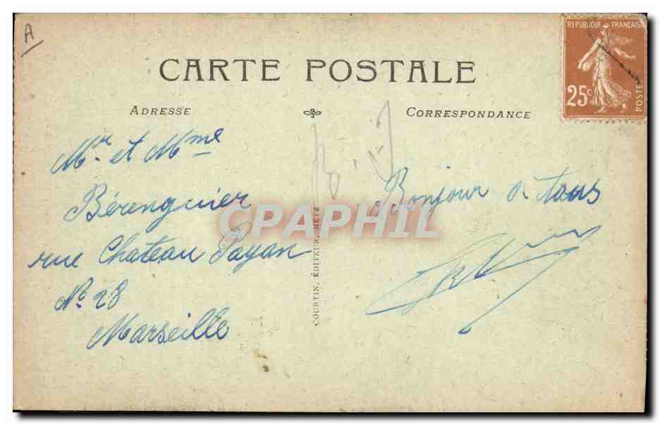 CPA Strasbourg Maison de la Marseillaise Place Broglie — Verso