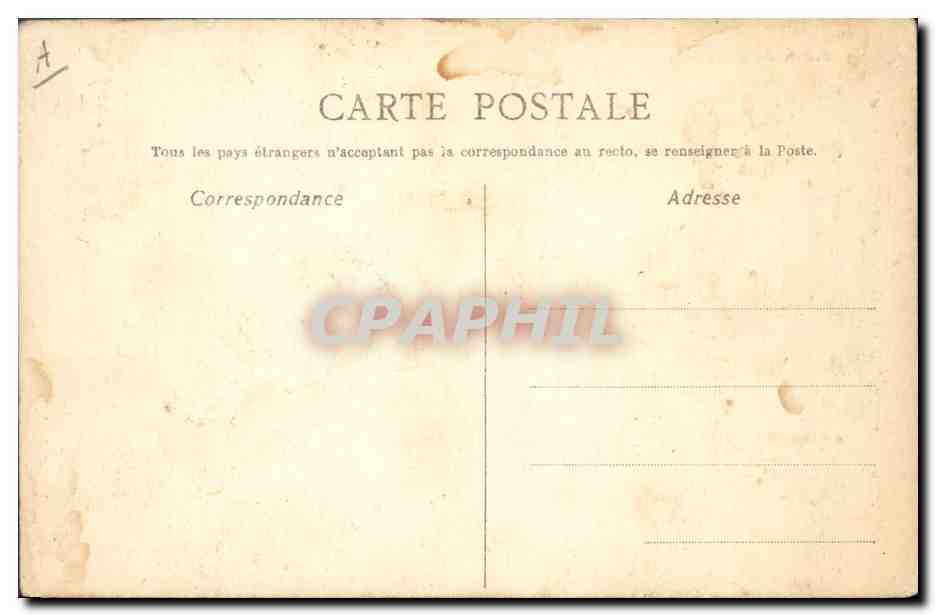 CPA Melancolie Sylvestre Delmet — Verso