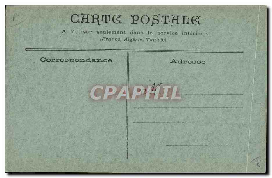 CPA O foret de l'Argonne Jean Vezere — Verso