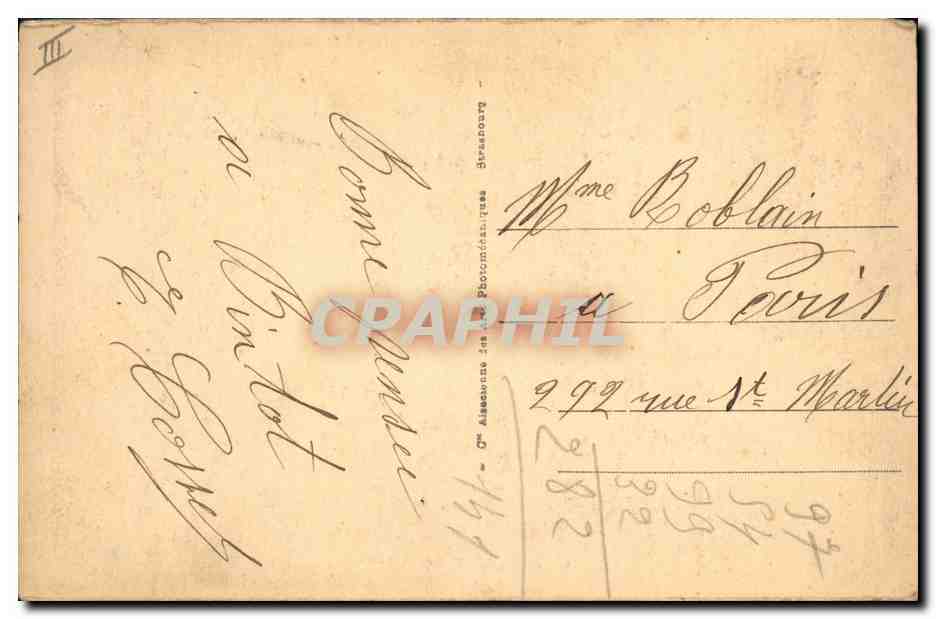 Kermesse en Alsace — 66 — éditeur ARA — Verso