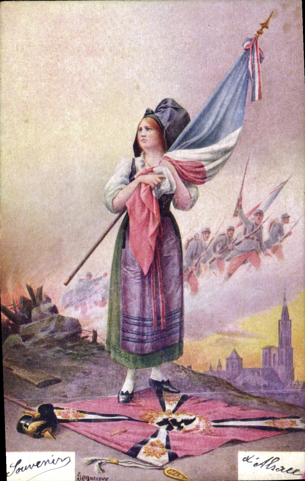 Femme d'Alsace — Souvenir — L. Jogassouvre