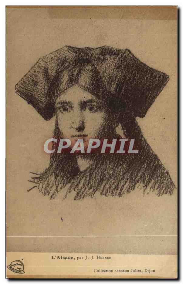 CPA Folklore Alsace par Henner