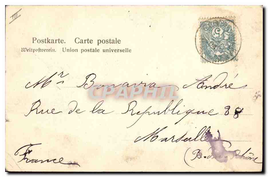Costumes alsaciens — Elsässer Trachten — H. F., Str. Déposé N° 41 — Reverso
