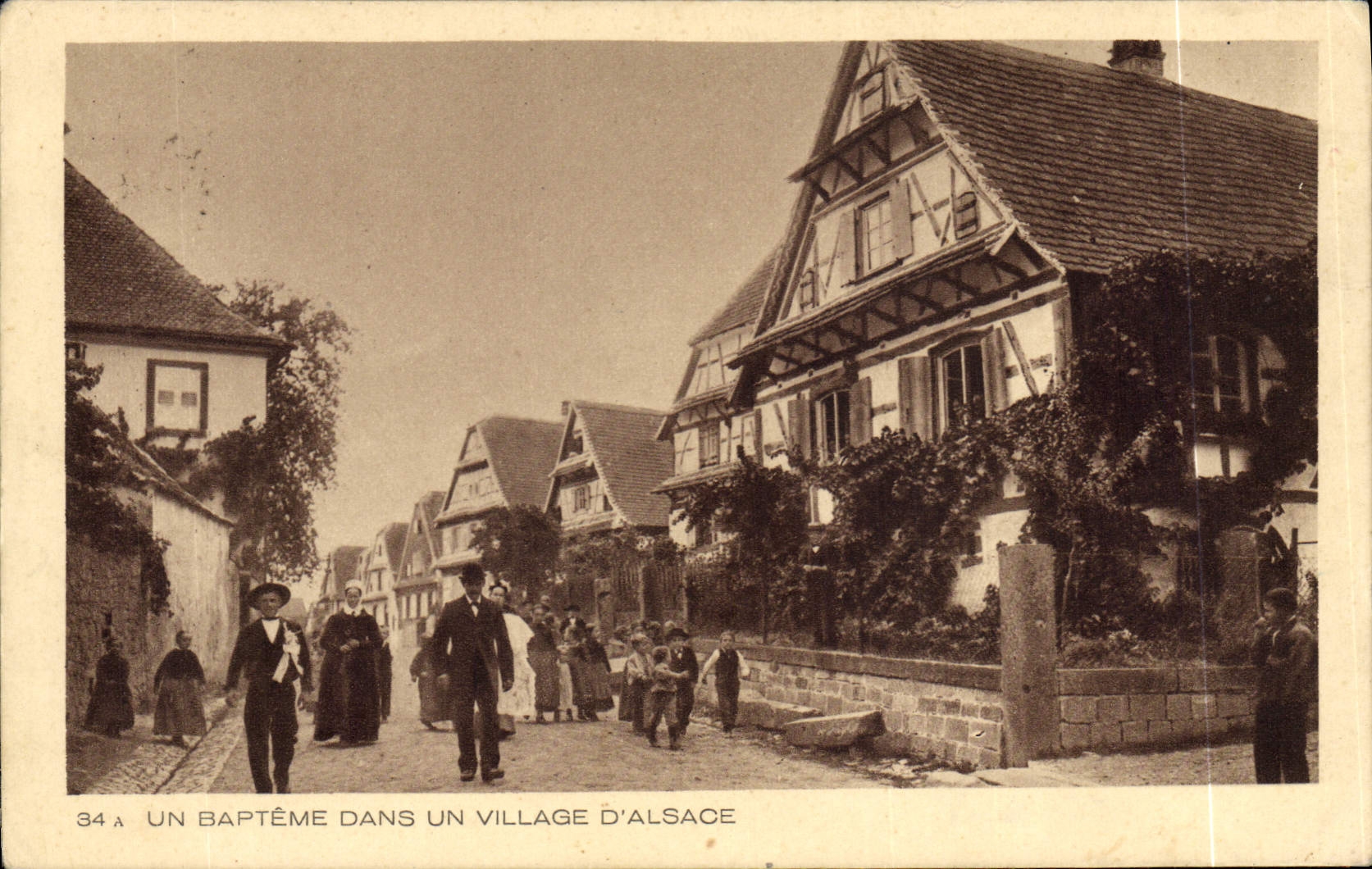 Un bautizo en un pueblo de Alsacia — Braun & Cie, n° 34A