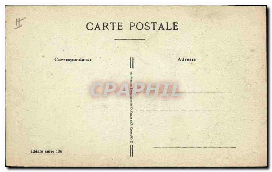 Ambretes de Lorraine — décorations florales et rubans — Idéale série 136 — Verso