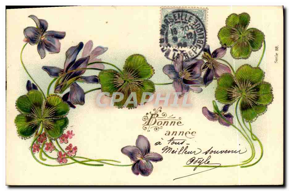 CPA Fantaisie Fleurs 