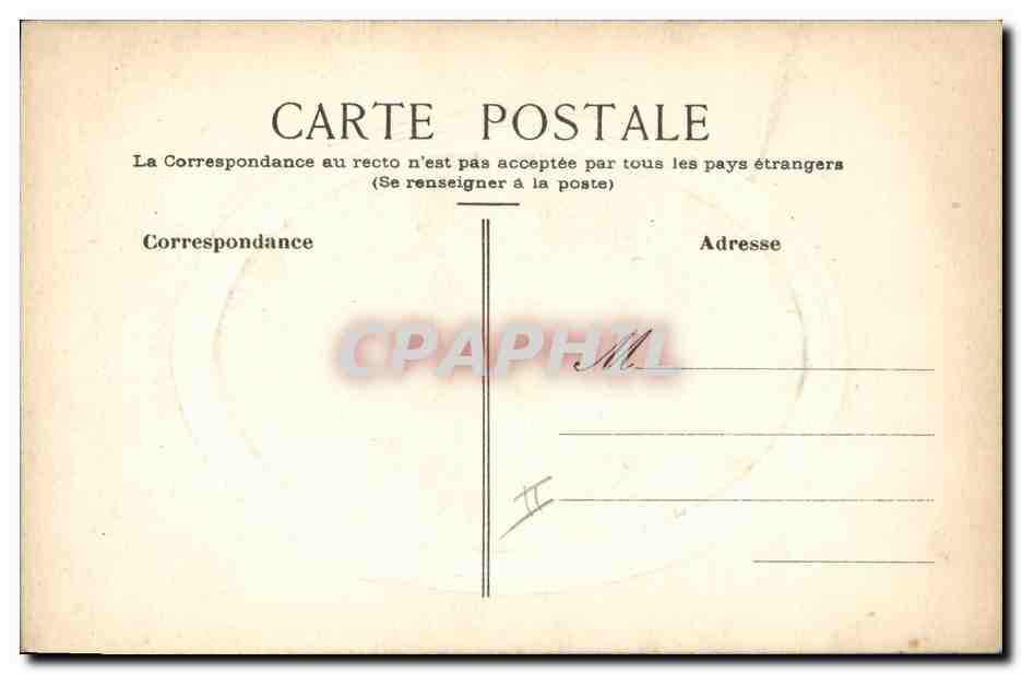Scène de jardin — femmes en tenue d'époque — éditeur non visible — Verso