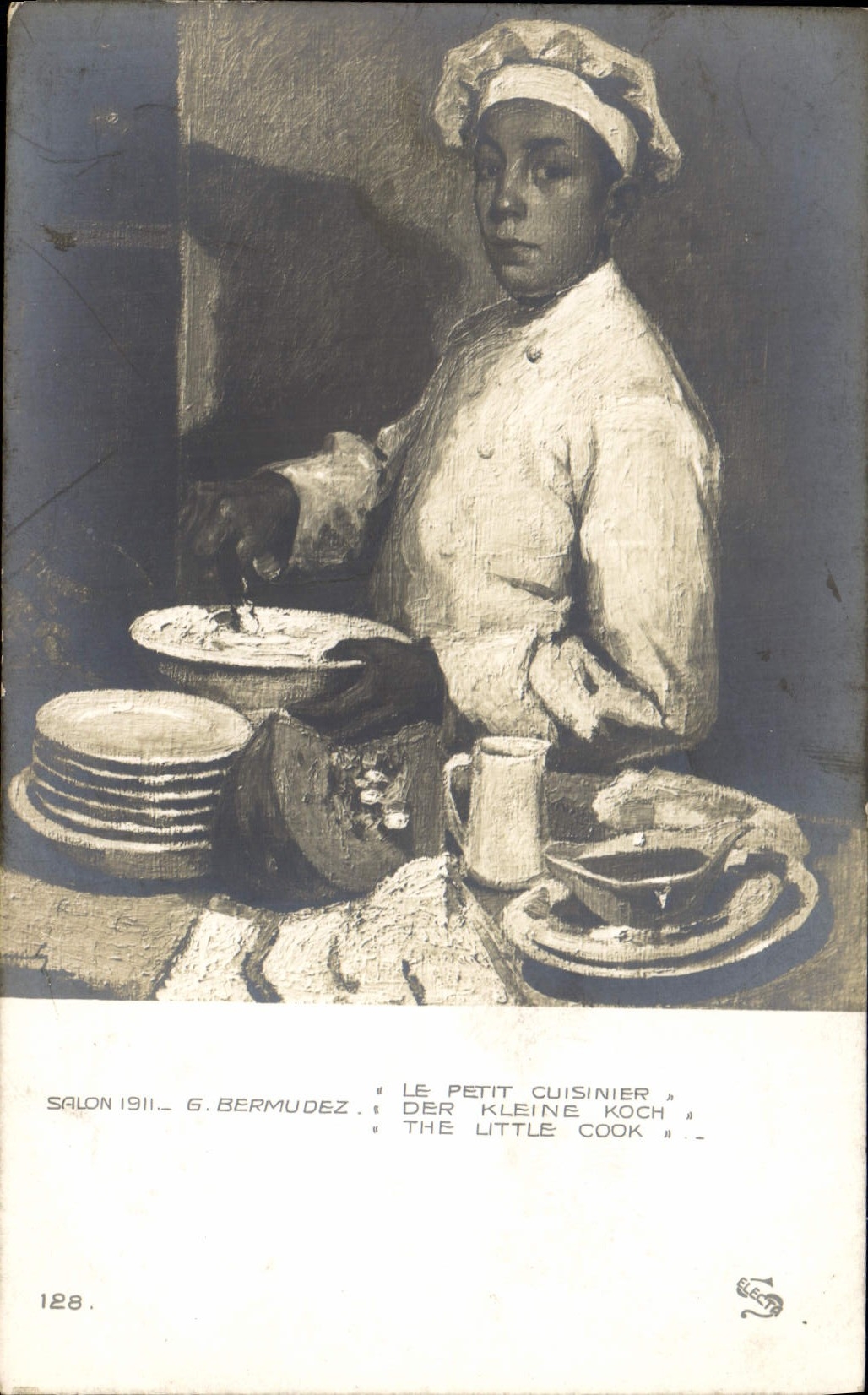 CPA Cuisine Salon 1911 Bermudez Le petit cuisinier 