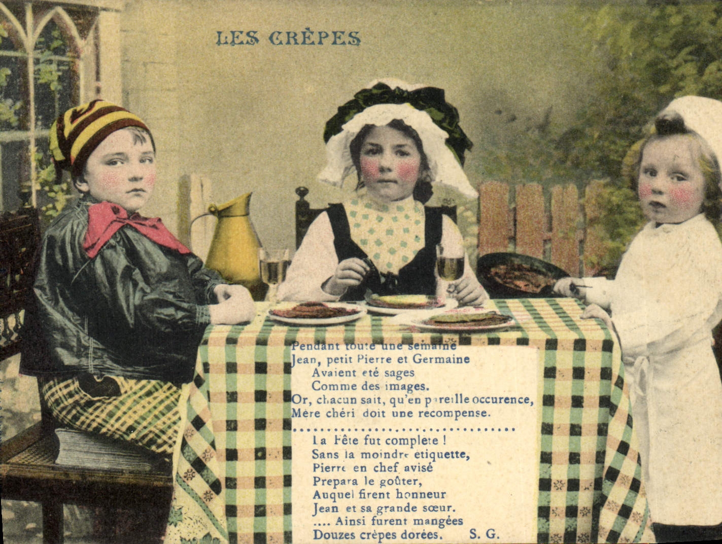 CPA Cuisine Enfants les crepes 