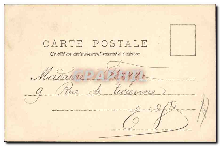 CPA Cuisine Enfant Sur ses lauriers  — Verso