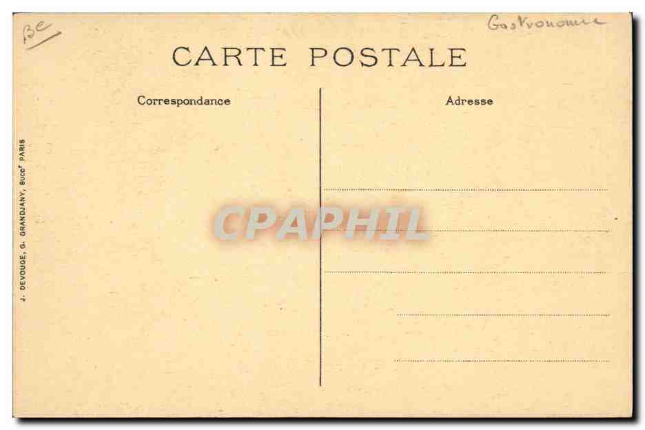CPA Cuisine La Tour d'Argent Paris Restaurant Quai de la Tournelle 5eme  — Rückseite
