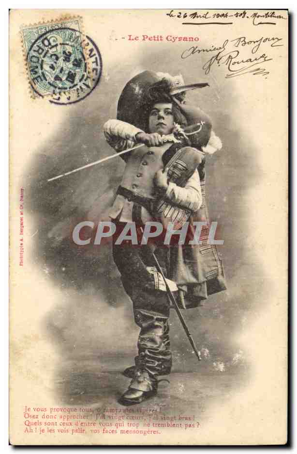 CPA Fantaisie Enfant Le petit Cyrano 