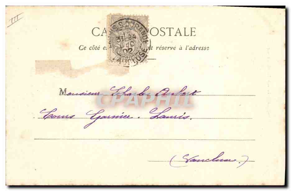 CPA Fantaisie Enfant La coquetterie du ramoneur  — Rückseite