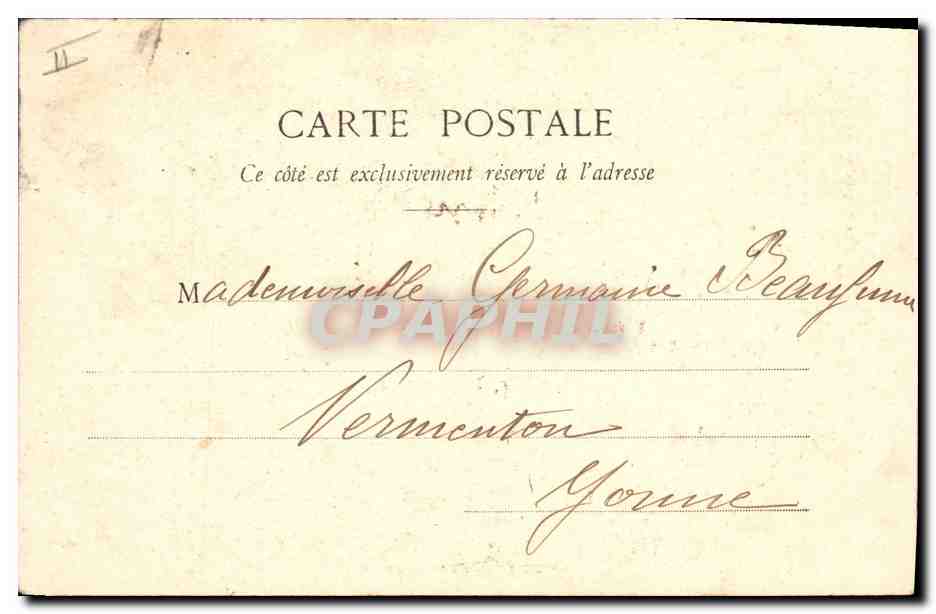 CPA Fantaisie Enfant Travail Fileuse  — Verso